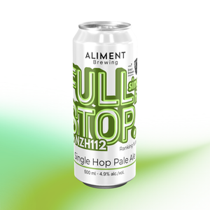 Full Stop Single Hop Unfiltered Pale Ale 5% ABV