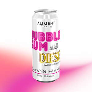 Bubblegum & Diesel Belgian White IPA 5.9% ABV