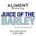 Juice of the Barley Dry Irish Stout 4.8% ABV Keg
