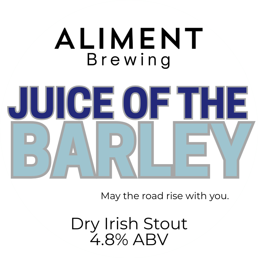 Juice of the Barley Dry Irish Stout 4.8% ABV Keg