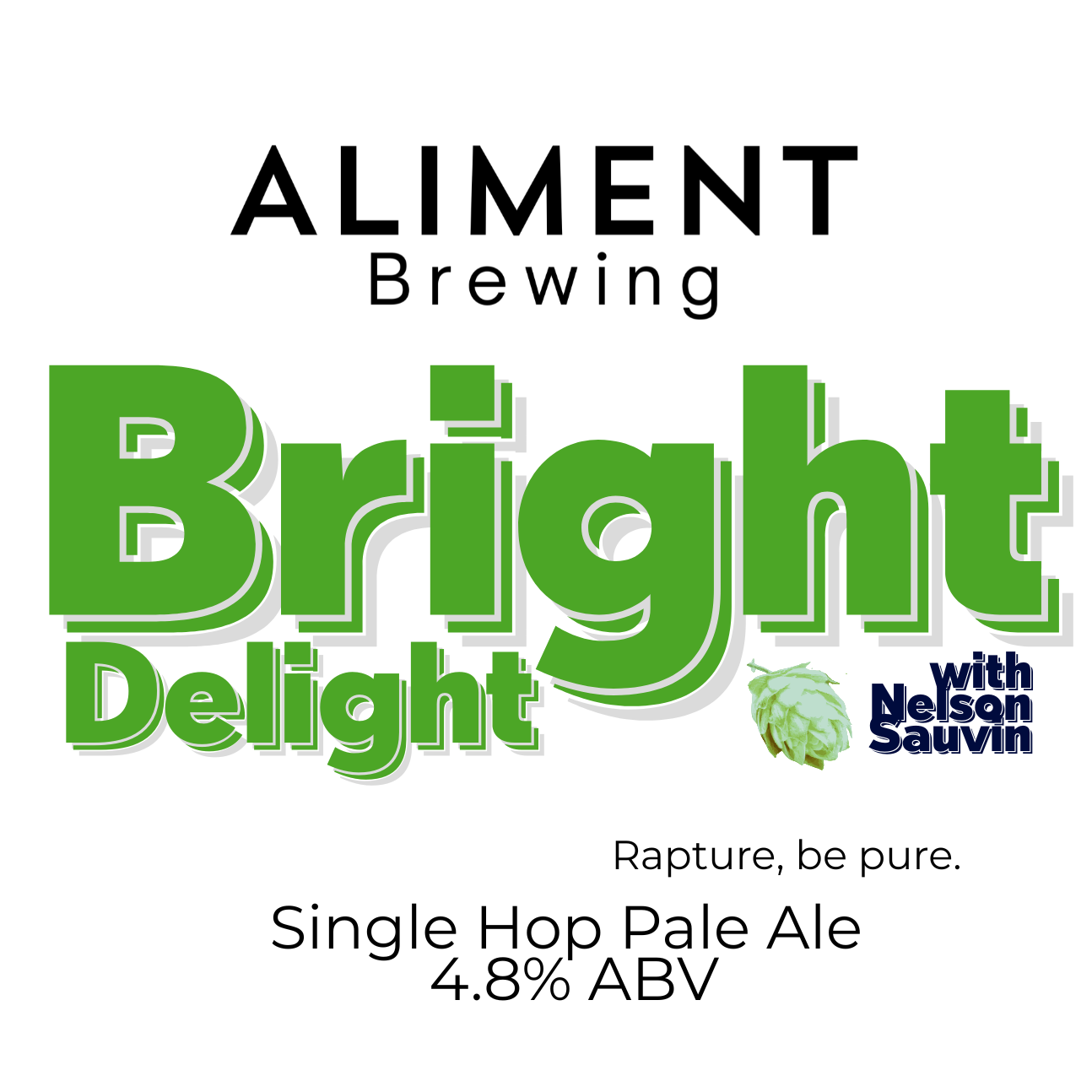 Bright Delight Single Hop Pale Ale 4.8% ABV Keg