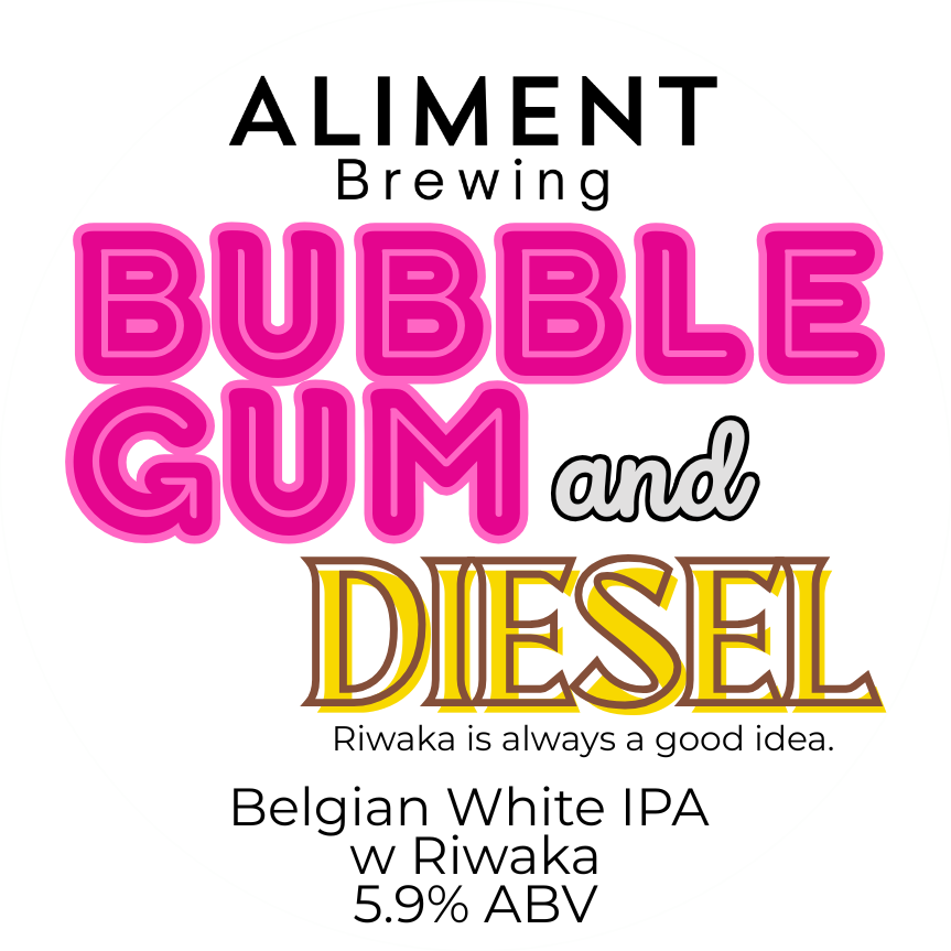Bubblegum & Diesel Belgian White IPA 5.9% ABV Keg