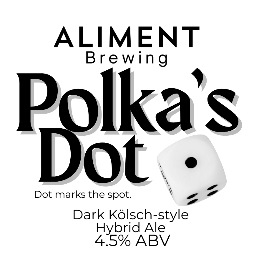 Polka's Dot Dark Kölsch-style Hybrid Ale 4.5% ABV Keg