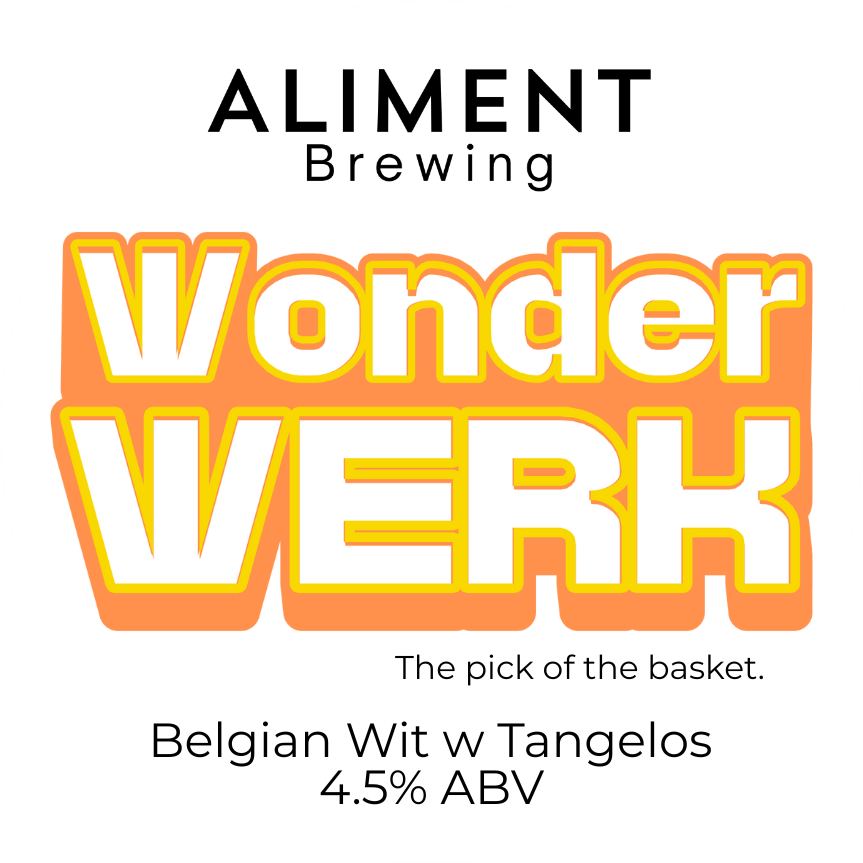Wonder Werk Belgian Wit w Local Tangelos Keg